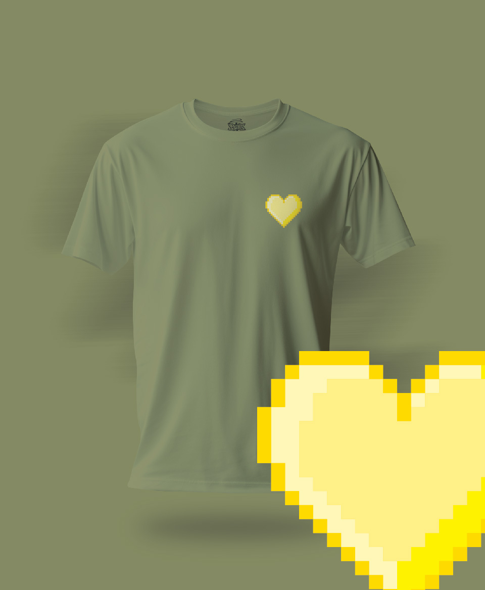 T-shirt Amour Olive 019
